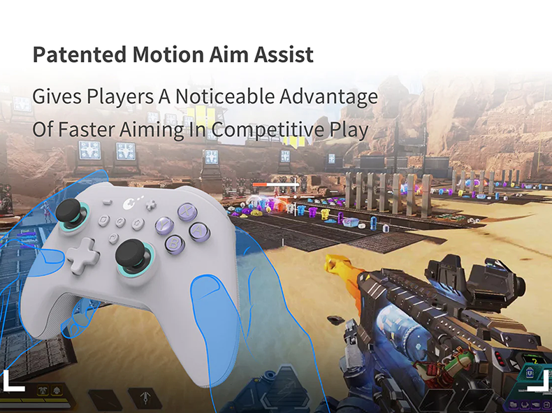 Patented Motion Aim Assist – Precision in Every Move